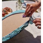 - Supla2li-95-Gorsel4 - Realhomes  Realhomes Mavi Kuş Desenli Dijital Baskılı Modern 2'li Yuvarlak Servis Altlığı - Supla Realhomes