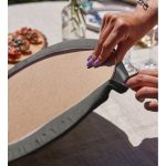 - Supla2li-954-Gorsel4 - Realhomes  Realhomes Gri Dijital Baskılı Modern 2'li Yuvarlak Servis Altlığı - Supla Realhomes