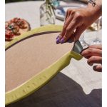 - Supla2li-955-Gorsel4 - Realhomes Realhomes Hardal Renkli Dijital Baskılı Modern 2'li Yuvarlak Servis Altlığı - Supla Realhomes