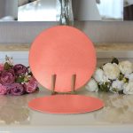 - Supla2li-962-Gorsel3 - Realhomes  Realhomes Mercan Resimli Dijital Baskılı Modern 2'li Yuvarlak Servis Altlığı - Supla Realhomes