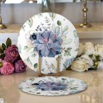 Realhomes Dijital Baskılı Modern 2'li Yuvarlak Servis Altlığı - Supla Realhomes