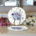 Realhomes Dijital Baskılı Modern 2'li Yuvarlak Servis Altlığı - Supla Realhomes