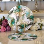 - Supla2li-981-Gorsel1 - Realhomes Realhomes Dijital Baskılı Modern 2'li Yuvarlak Servis Altlığı - Supla Realhomes