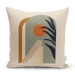 Özel Tasarım Pastel Renkli Dijital Baskılı Dekoratif Yastık Kırlent Kılıfı Realhomes