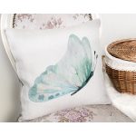 - Rh-K10035-Gorsel2 - Realhomes Beyaz Zemin Mavi Kelebek Motifli Dijital Baskılı Modern Yastık Kırlent Kılıfı Realhomes