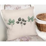 - Rh-K10042-Gorsel2 - Realhomes Krem Zeminli Çiçek Tasarımlı Dijital Baskılı Modern Yastık Kırlent Kılıfı Realhomes