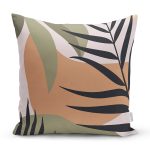 - Rh-K10054-Gorsel1 - Realhomes Özel Tasarım Boho Çizimli Dijital Baskılı Modern Yastık Kırlent Kılıfı Realhomes