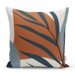 - Rh-K10058-Gorsel1 - Realhomes Özel Tasarım Boho Çizimli Dijital Baskılı Modern Yastık Kırlent Kılıfı Realhomes