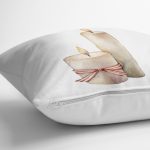 Özel Tasarım Mum Motifli Dijital Baskılı Dekoratif Yastık Kırlent Kılıfı Realhomes