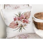 Egzotik Yaprak Tasarımlı Dijital Baskılı Modern Yastık Kırlent Kılıfı Realhomes