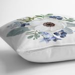 - Rh-K10073-Gorsel3 - Realhomes  Beyaz Gül Tasarımlı Dijital Baskılı Dekoratif Yastık Kırlent Kılıfı Realhomes