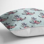 - Rh-K10081-Gorsel3 - Realhomes  Mint Yeşili Zemin Çapa Tasarımlı Dijital Baskılı Dekoratif Yastık Kırlent Kılıfı Realhomes