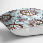 - Rh-K10086-Gorsel3 - Realhomes Mavi Çizgili Çapa & Dümen Motifli Dijital Baskılı Modern Yastık Kırlent Kılıfı Realhomes