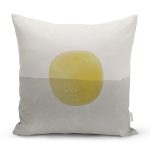 Güneş & Ay Sanatsal Çizimli Dijital Baskılı Dekoratif Yastık Kırlent Kılıfı Realhomes