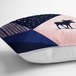 Renkli Zemin Özel Tasarımlı Dijital Baskılı Modern Yastık Kırlent Kılıfı Realhomes