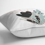 - Rh-K10128-Gorsel3 - Realhomes Sanatsal Yaprak Çizimli Dijital Baskılı Modern Yastık Kırlent Kılıfı Realhomes