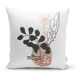 - Rh-K10129-Gorsel1 - Realhomes Natural Floral Tasarımlı Dijital Baskılı Dekoratif Yastık Kırlent Kılıfı Realhomes