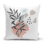 - Rh-K10130-Gorsel1 - Realhomes Natural Floral Tasarımlı Dijital Baskılı Modern Yastık Kırlent Kılıfı Realhomes