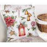 - Rh-K10132-Gorsel2 - Realhomes  Şamdan Tasarımlı Yılbaşı Konseptli Dijital Baskılı Modern Yastık Kırlent Kılıfı Realhomes