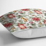 - Rh-K10133-Gorsel3 - Realhomes  Şamdan Tasarımlı Yılbaşı Konseptli Dijital Baskılı Dekoratif Yastık Kırlent Kılıfı Realhomes