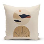 Boho Çizimli Özel Tasarımlı Dijital Baskılı Dekoratif Yastık Kırlent Kılıfı Realhomes