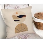 Boho Çizimli Özel Tasarımlı Dijital Baskılı Dekoratif Yastık Kırlent Kılıfı Realhomes