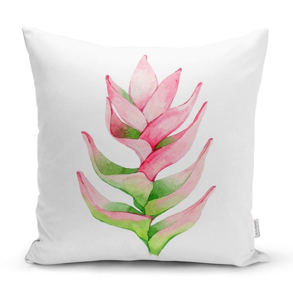 - Rh-K10152-Gorsel1 - Realhomes  Gri Zemin Antika Daktilo Çizimli Dijital Baskılı Modern Yastık Kırlent Kılıfı Realhomes