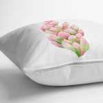 Egzotik Yaprak Tasarımlı Dijital Baskılı Dekoratif Yastık Kırlent Kılıfı Realhomes