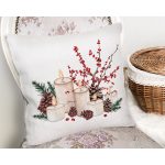 - Rh-K10159-Gorsel2 - Realhomes  Mum & Kozalak Tasarımlı Christmas Temalı Dijital Baskılı Dekoratif Yastık Kırlent Kılıfı Realhomes