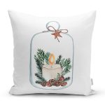 - Rh-K10161-Gorsel1 - Realhomes Mum & Kozalak Tasarımlı Christmas Temalı Dijital Baskılı Dekoratif Yastık Kırlent Kılıfı Realhomes