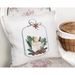 - Rh-K10161-Gorsel2 - Realhomes Mum & Kozalak Tasarımlı Christmas Temalı Dijital Baskılı Dekoratif Yastık Kırlent Kılıfı Realhomes
