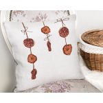 Kuru Meyveler Tasarımlı Dijital Baskılı Modern Yastık Kırlent Kılıfı Realhomes