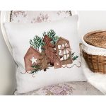 - Rh-K10166-Gorsel2 - Realhomes  Ahşap Çam Ağacı Tasarımlı Dijital Baskılı Modern Yastık Kırlent Kılıfı Realhomes