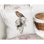 - Rh-K10168-Gorsel2 - Realhomes  Çan & Kuş Motifli Dijital Baskılı Modern Yastık Kırlent Kılıfı Realhomes