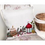 - Rh-K10171-Gorsel2 - Realhomes  Özel Tasarım Christmas Temalı Dijital Baskılı Dekoratif Yastık Kırlent Kılıfı Realhomes