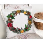 - Rh-K10173-Gorsel2 - Realhomes  Özel Tasarım Christmas Temalı Dijital Baskılı Dekoratif Yastık Kırlent Kılıfı Realhomes