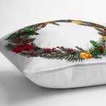 - Rh-K10173-Gorsel3 - Realhomes  Özel Tasarım Christmas Temalı Dijital Baskılı Dekoratif Yastık Kırlent Kılıfı Realhomes