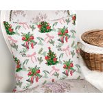 Özel Tasarım Christmas Temalı Dijital Baskılı Dekoratif Yastık Kırlent Kılıfı Realhomes