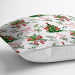 Özel Tasarım Christmas Temalı Dijital Baskılı Dekoratif Yastık Kırlent Kılıfı Realhomes