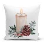 Özel Tasarım Christmas Temalı Dijital Baskılı Modern Yastık Kırlent Kılıfı Realhomes