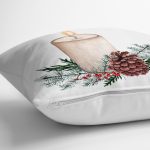 Özel Tasarım Christmas Temalı Dijital Baskılı Modern Yastık Kırlent Kılıfı Realhomes