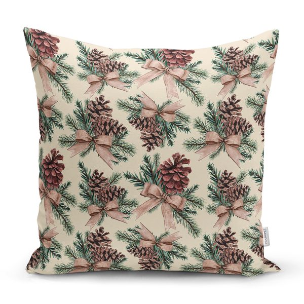 Özel Tasarım Christmas Temalı Dijital Baskılı Dekoratif Yastık Kırlent Kılıfı Realhomes