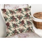 - Rh-K10183-Gorsel2 - Realhomes  Özel Tasarım Kozalak Tasarımlı Dijital Baskılı Modern Yastık Kırlent Kılıfı Realhomes