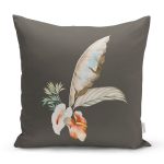 - Rh-K10187-Gorsel1 - Realhomes Özel Tasarım Tüy Motifli Dijital Baskılı Modern Yastık Kırlent Kılıfı Realhomes