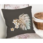 - Rh-K10188-Gorsel2 - Realhomes Egzotik Yaprak Tasarımlı Dijital Baskılı Dekoratif Yastık Kırlent Kılıfı Realhomes