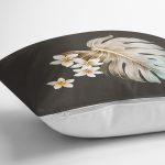 - Rh-K10188-Gorsel3 - Realhomes Egzotik Yaprak Tasarımlı Dijital Baskılı Dekoratif Yastık Kırlent Kılıfı Realhomes