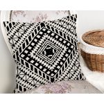 - Rh-K10197-Gorsel2 - Realhomes  Siyah Beyaz İskandinav Desen Tasarımlı Dijital Baskılı Modern Yastık Kırlent Kılıfı Realhomes