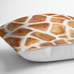 Zürafa Benekli Özel Tasarım Dijital Baskılı Dekoratif Yastık Kırlent Kılıfı Realhomes