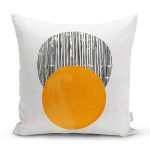 - Rh-K10207-Gorsel1 - Realhomes Sanat Güneşi Temalı Dijital Baskılı Modern Yastık Kırlent Kılıfı Realhomes