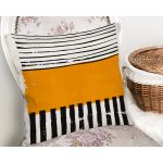 - Rh-K10208-Gorsel2 - Realhomes  Çizgili Özel Tasarım Dijital Baskılı Dekoratif Yastık Kırlent Kılıfı Realhomes